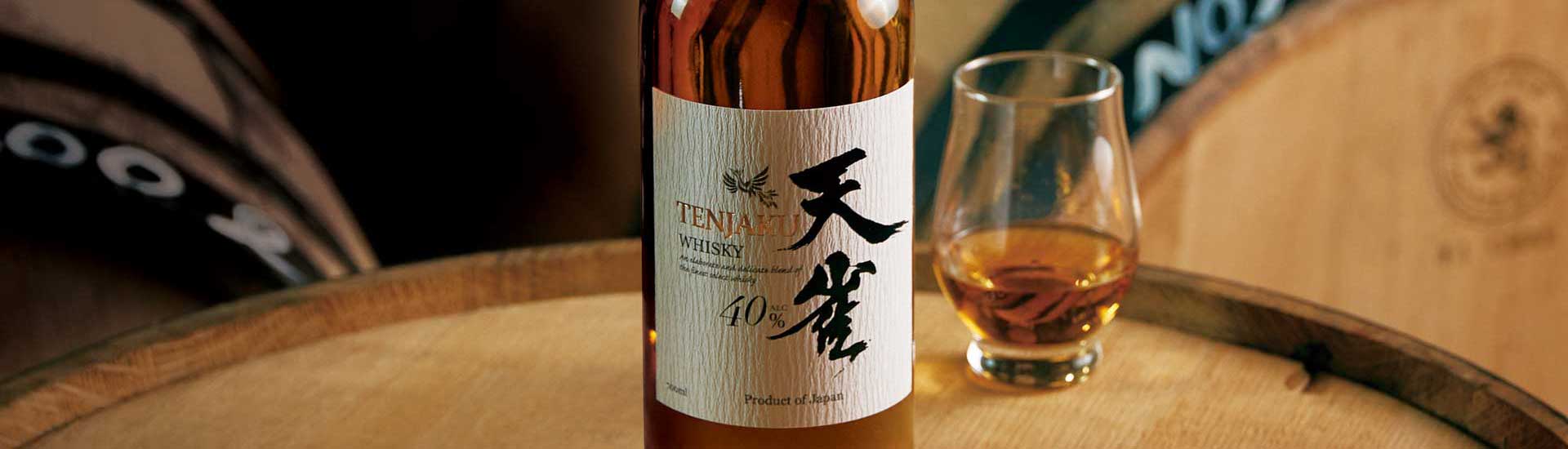 tenjaku-whisky-label